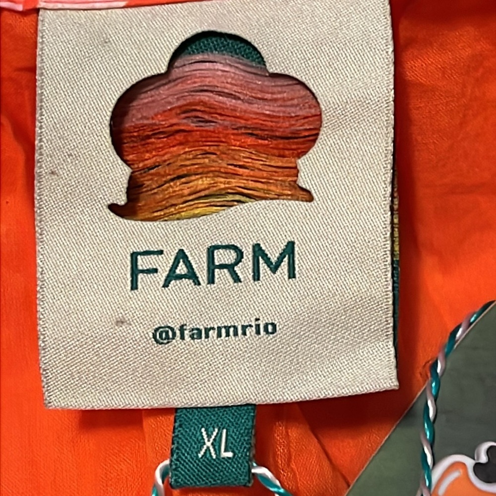 FARM Rio Vibrant Orange Floral Maxi Dress - Picture 14 of 15